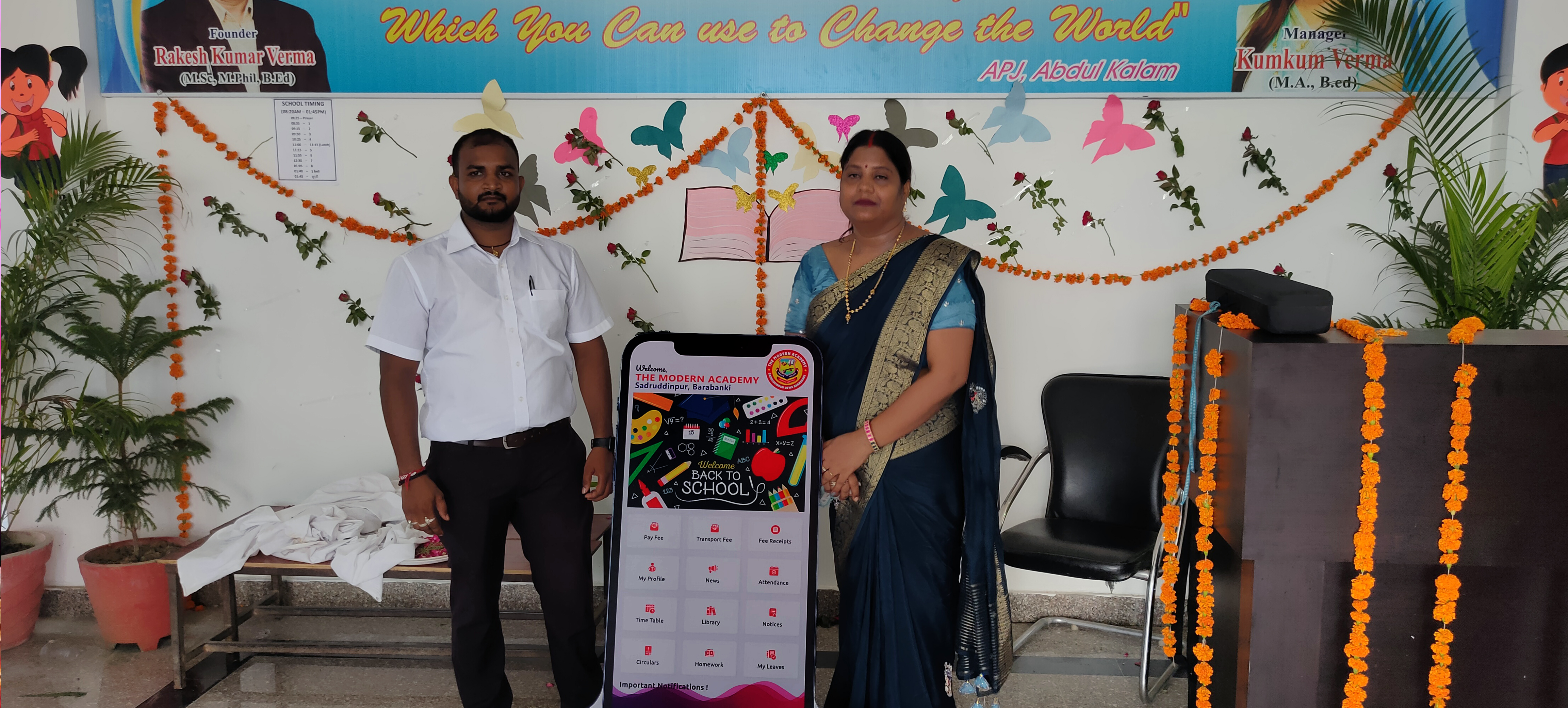 THE Modern Academy Inter College Mobile APP Launch event