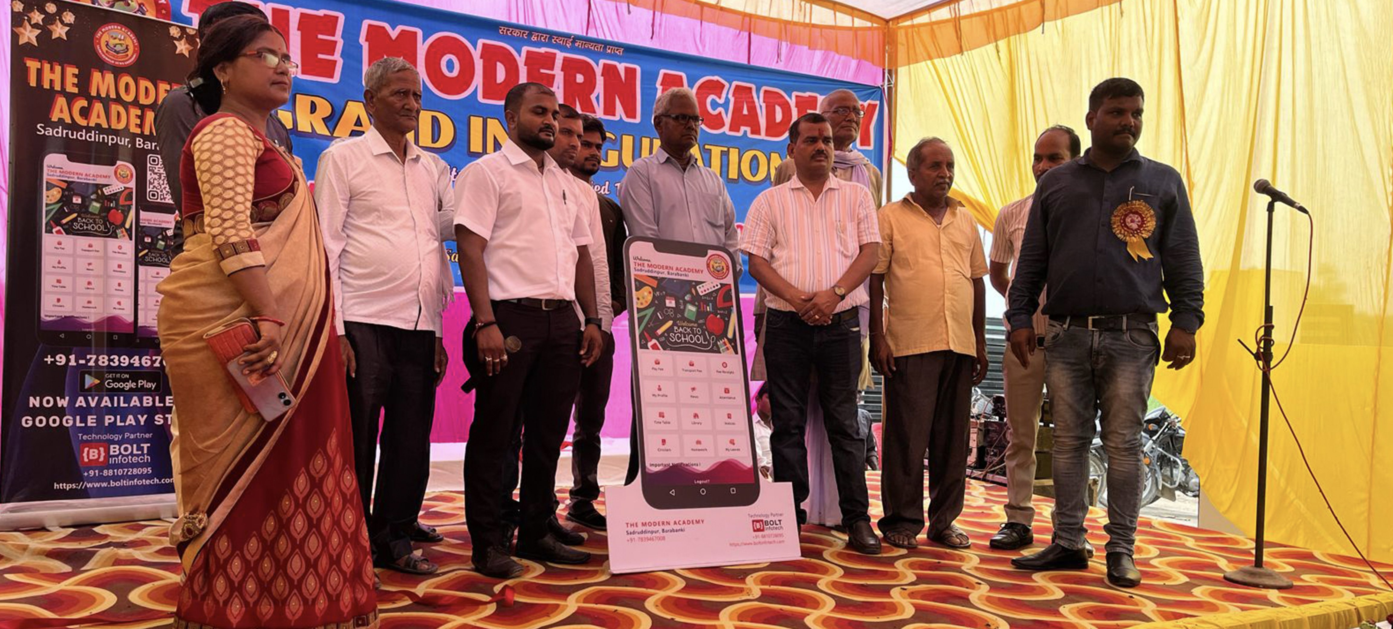 THE Modern Academy Inter College Mobile APP Launch event