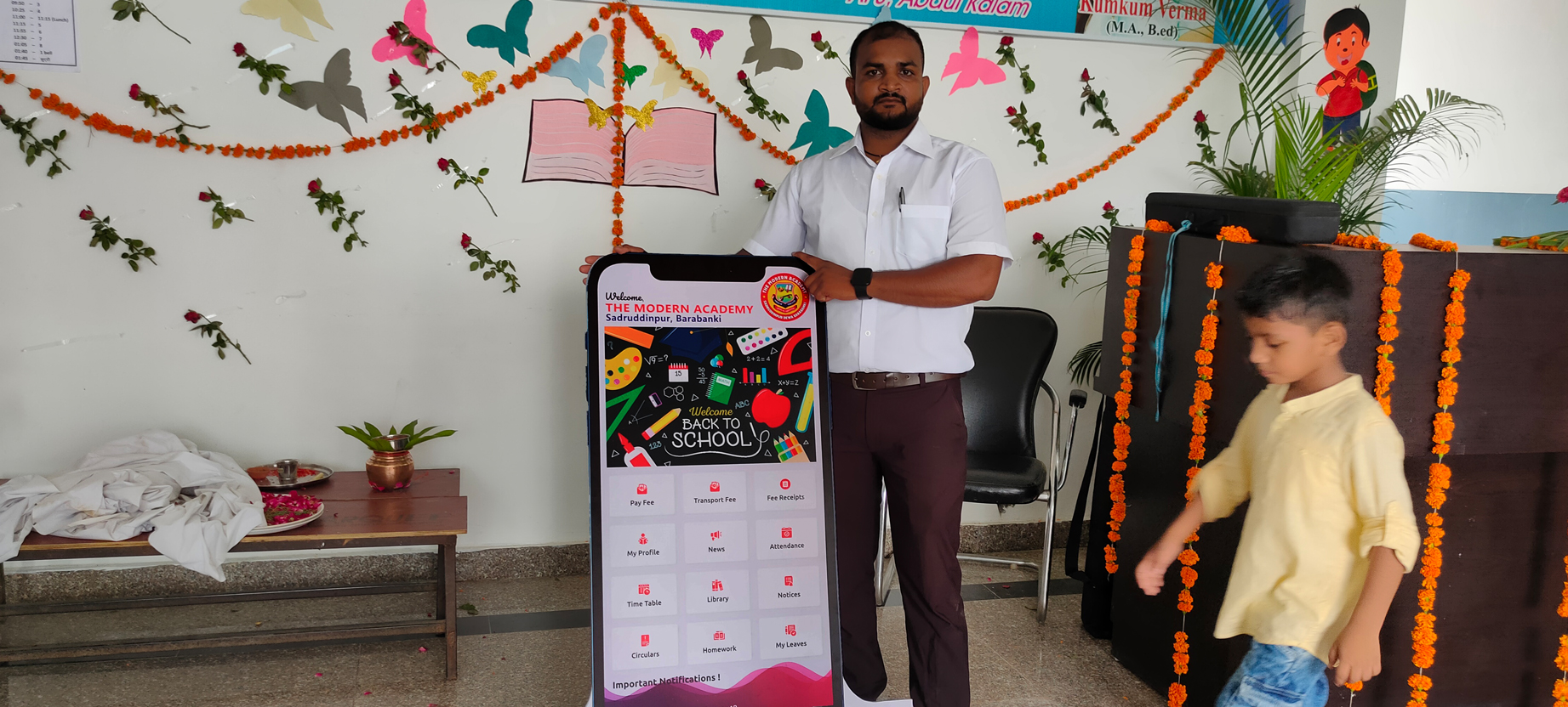 THE Modern Academy Inter College Mobile APP Launch event